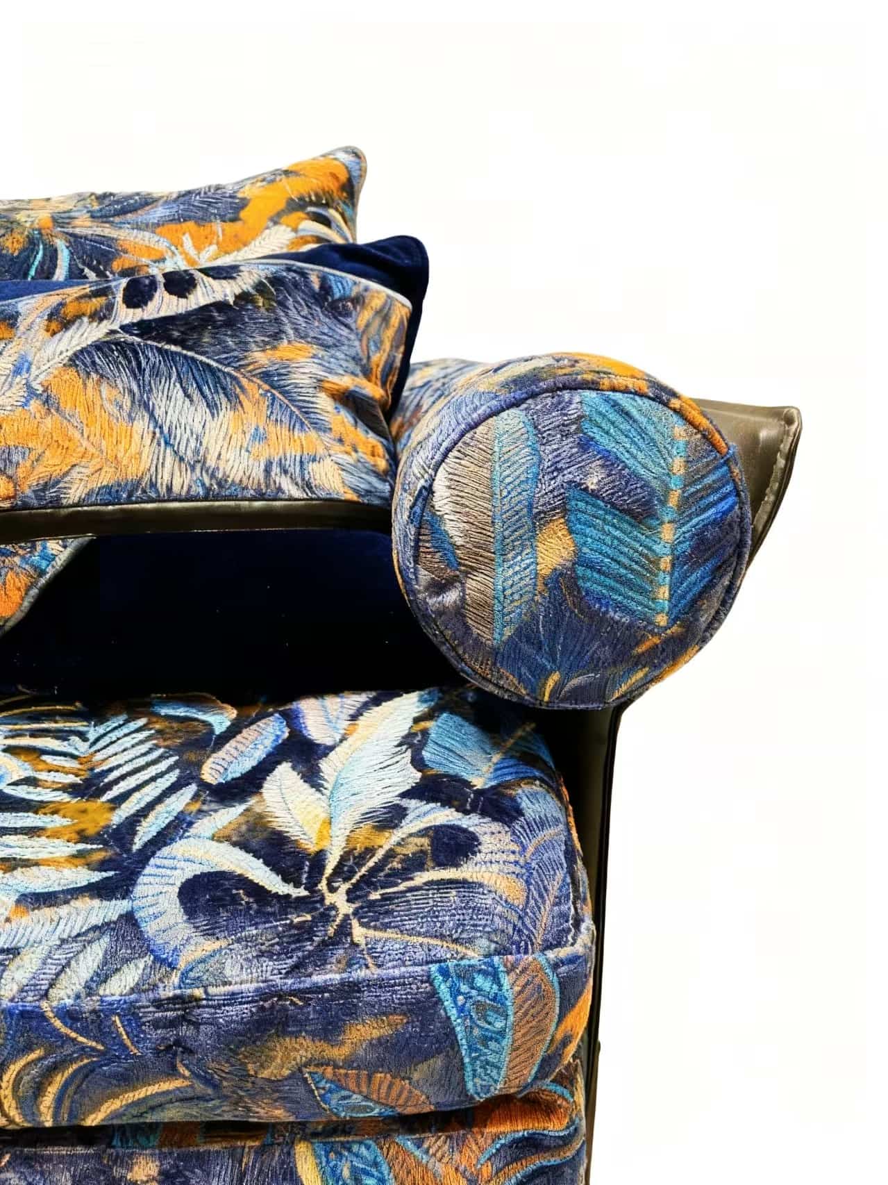 JBL висококачествена жакардова кадифена материя Модна нова колекция Rainforest Pattern Morden Style Jacquard Velvet за диван